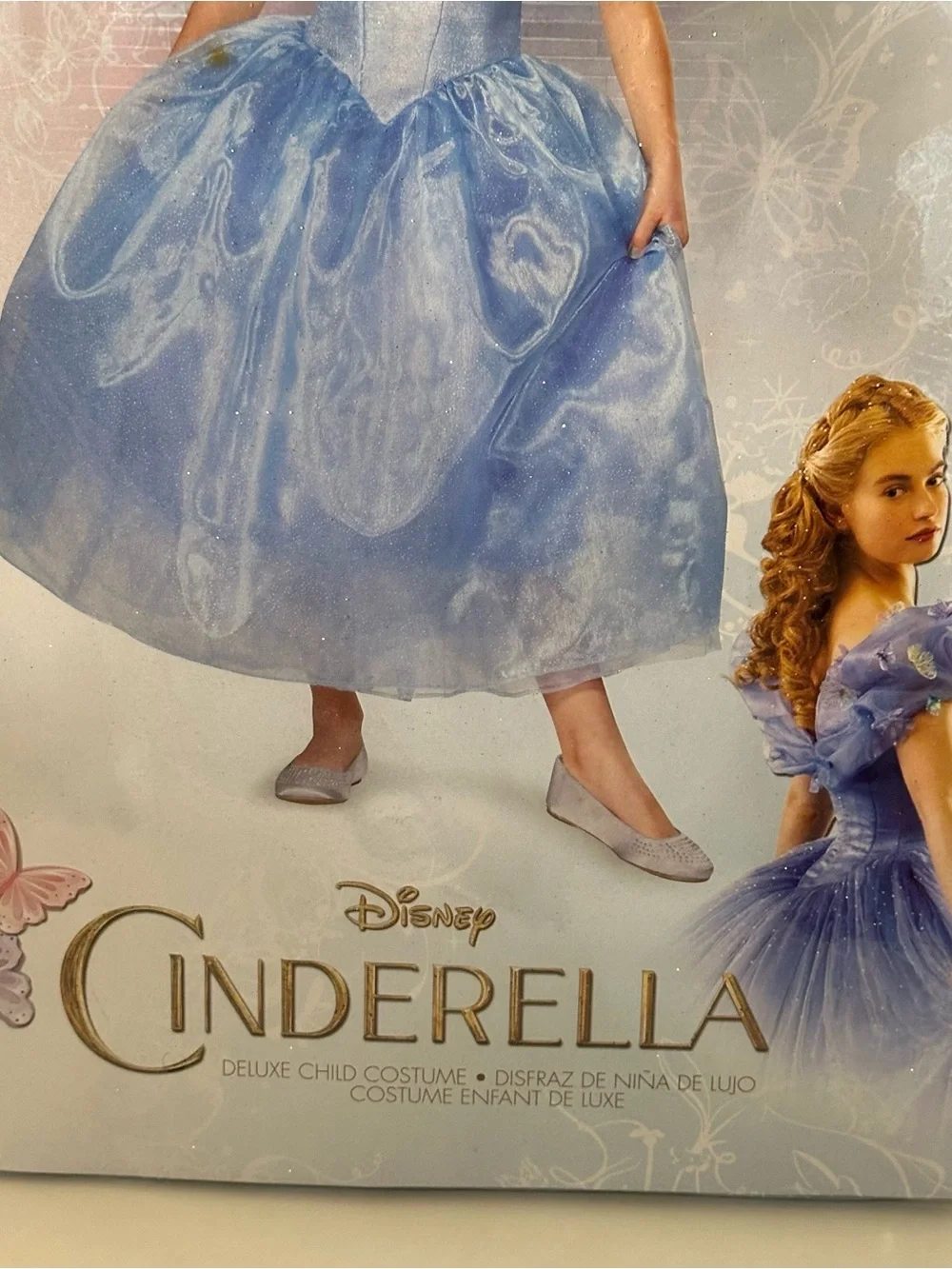 Disney Cinderella Movie Deluxe Girls S, M, or L Halloween Costume Dress Up NEW